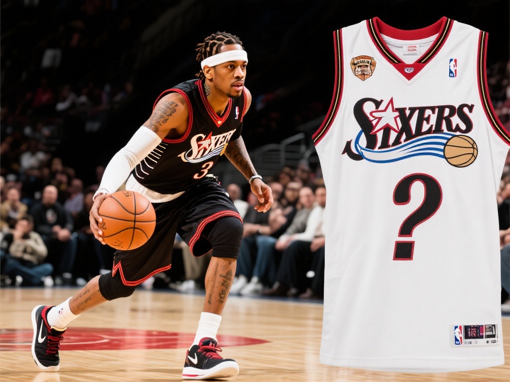 内马尔身穿76人艾弗森球衣转发踢野球视频 艾弗森,这位NBA名人堂成员不仅以其突破